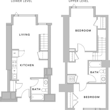 2N Balcony Townhouse floor plan